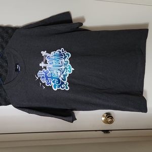 Fila Graffiti Abstract Spellout Logo T Shirt
